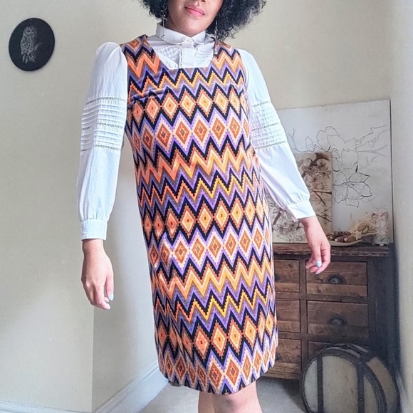 70s Disco Vintage Dress - Picture 2 of 4